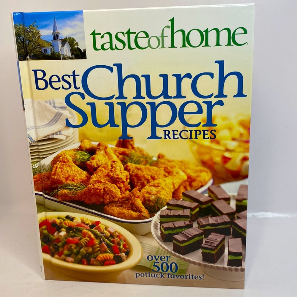 Taste of Home Cookbook “ BEST CHURCH SUPPERS” Hardcover